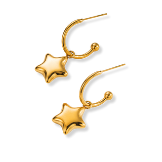 Gold Star Earrings