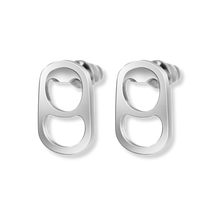 Load image into Gallery viewer, Silver soda earrings. 💧
