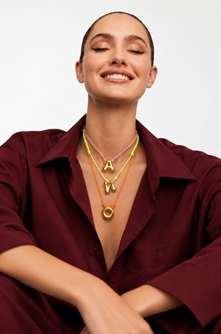 Colorful Initial Necklace