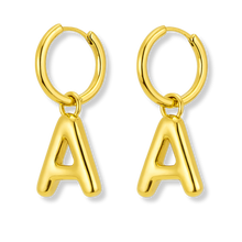 Load image into Gallery viewer, Initial Bubble Earring
