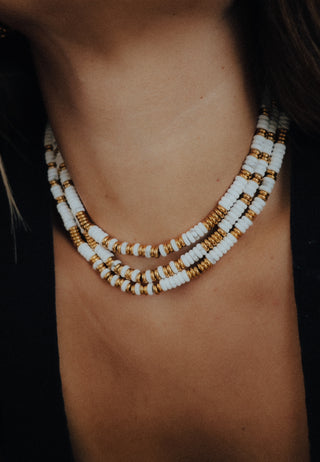 White Adriana Necklace