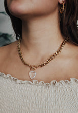 Load image into Gallery viewer, Crystal heart Necklace 💧
