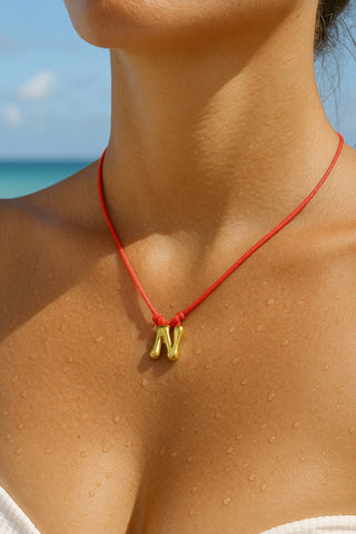 Colorful Initial Necklace