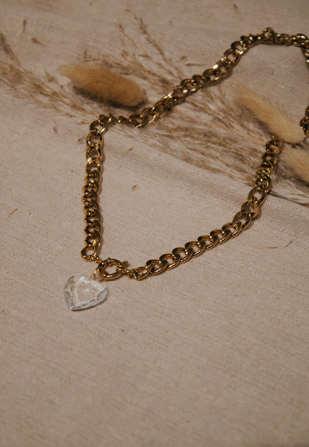 Crystal heart Necklace 💧