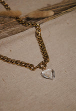 Load image into Gallery viewer, Crystal heart Necklace 💧
